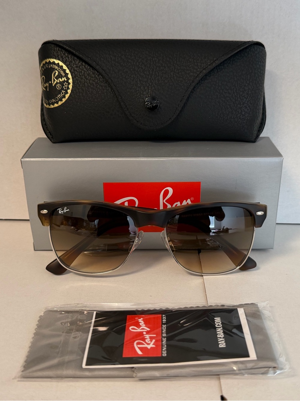 Women’s Brown Tortoise Sunglasses Oversized Clubmaster Brown Lens Unisex Round